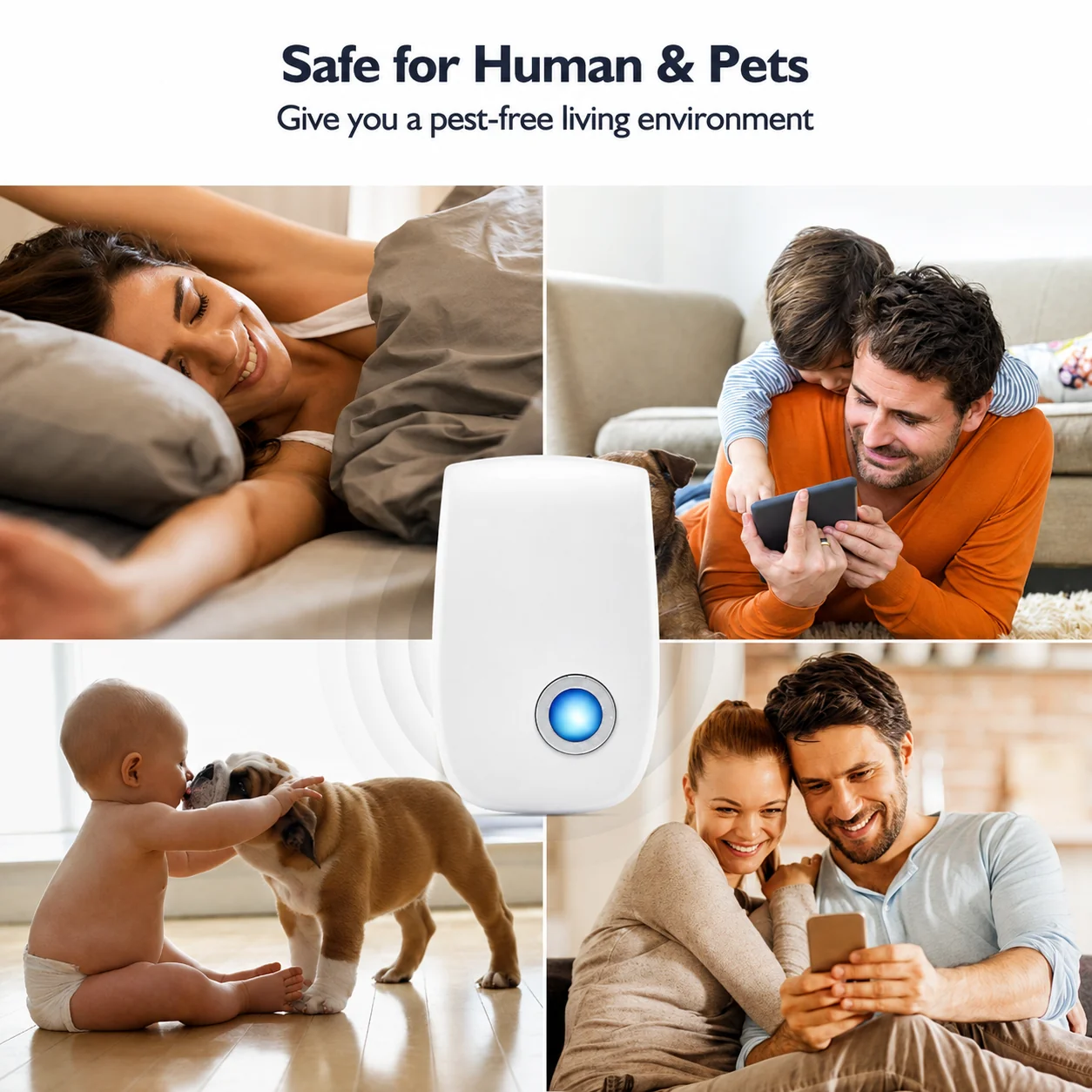 Pest Control Animal Repellent Ultrasonic Outdoor Device - Image 3